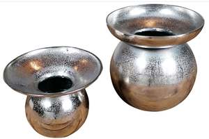 Nouveau design de centre de table à manger en aluminium pour pot de fleurs avec vase de mariage au fini rugueux pour restaurants et hôtels - Product Image 6