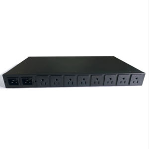 ATS 8 ports, norme américaine, 15A 230V, avec interrupteur de transfert statique à double entrée 8ms, télécommande et protocoles réseau - Product Image 1