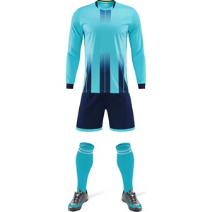 Vêtements de football professionnels pour enfants du fournisseur direct d'usine Conception de tissu personnalisable avec ensembles d'uniformes de logo de haute qualité - Product Image 4
