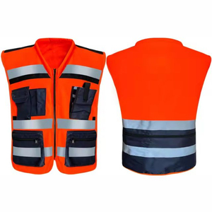 Vestes de sécurité réfléchissantes jaunes et vertes de haute qualité en gros, vêtements de travail réfléchissants pour hommes, service OEM - Product Image 3