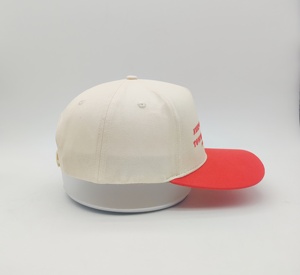 Gorra deportiva de béisbol personalizada de 5 paneles, sombrero de Color sólido con borde curvo para exteriores con bordado en dos tonos, estilo deportivo, MOQ bajo - Product Image 6