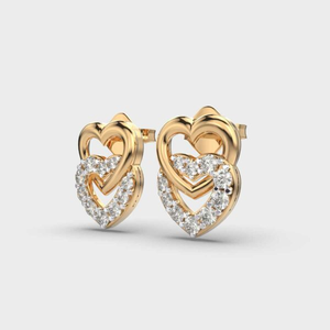 Pendientes de diamantes de moissanita de plata 925 de lujo modernos Diseño DE BODA estilizado para mujeres románticas modernas - Product Image 6