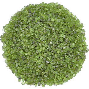 ลูกปัดเพอริดอตธรรมชาติขัดเงาสำหรับทำเครื่องประดับงานฝีมือการตกแต่งบ้านด้วยความรัก - Product Image 1