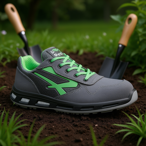 รองเท้านิรภัยสำหรับ SR ESD EN ISO 20345:2022 W.11 Grey/สีเขียว S1PS จุดขนาด42อุปกรณ์ป้องกันสำหรับสวน - Product Image 3