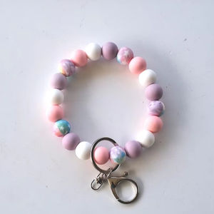 Llavero de piedra cónica, llavero de cuentas de piedras preciosas de cristal curativo, llavero de cristal, accesorio de bolsa, regalo para mamá/amigo-YF2212 - Product Image 1