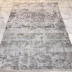 Grand tapis en polypropylène lavable MODERN Soft Heat-Set Schling Goldenmoon Prière Tapis de sol Chambre Extérieur Voiture Fabriqué Turquie - Product Image 1