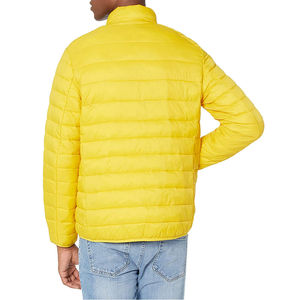 Oem Wholesale <b>Top</b> Selling 2025 New Custom Stand Collar <b>Bubble</b> Hooded 100% Wool Windproof Jacket for Men Wholesale Shiny Puffy - Product Image 2