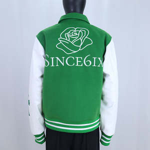 Patchs en broderie chenille, veste d'hiver en laine, streetwear, vestes universitaires tendance pour hommes, veste d'hiver de haute qualité personnalisée - Product Image 4