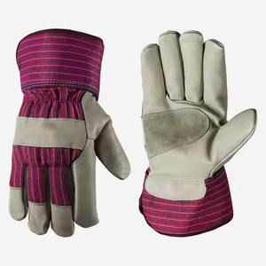 Guantes DE TRABAJO ignífugos de PVC personalizados de alta calidad unisex, guantes de trabajo de cuero de uso diario de estilo liso - Product Image 1