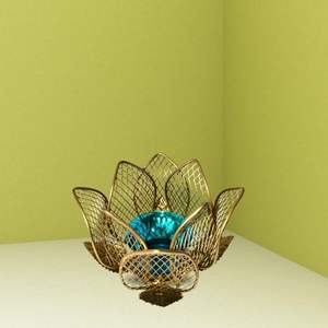 เชิงเทียนและโคมไฟโลหะรูปทรงกลมทนทานทำด้วยมือโหลตกแต่งบ้านดีไซน์เรียบง่ายไม่เหมือนใคร - Product Image 3