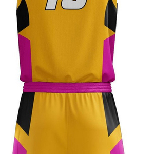 Uniforme de <span class=keywords><strong>basket</strong></span>-ball professionnel pour femmes, vêtements de sport respirants pour équipes, uniforme de <span class=keywords><strong>basket</strong></span>-ball de haute qualité, design personnalisé, vente en gros - Product Image 4