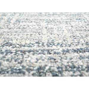 Alfombra Azul Manifest de Lana y Viscosa Anudada a Mano con Patrón Geométrico y Abstracto para Uso Doméstico, Sala de Estar, Pasillo, Modelo Skwv-80 - Product Image 3