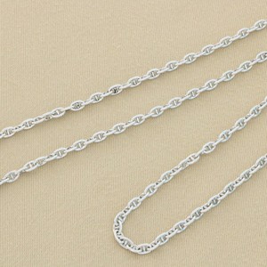 High Quality Wholesale 925 Sterling <strong>Silver</strong> Plated Necklace Italy Link <strong>Chain</strong> Sweater <strong>Chains</strong> Pig Nose <strong>Chain</strong> 51cm Width 3mm