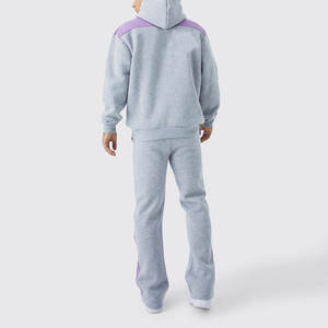 Haute qualité épais polaire coupe ample sur mesure vêtements de rue hommes Flare survêtement nouvelle mode 100% coton hommes surdimensionnés survêtements - Product Image 2