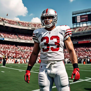 American Youth Team Player Uniform Sets Hombres Personalizar Sublimación American Jersey Pants Set Hombres - Product Image 1