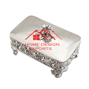 Joyero de alambre de metal con acabado dorado de diseño atractivo para uso de almacenamiento a precio mayorista caja de metal de gran venta - Product Image 6