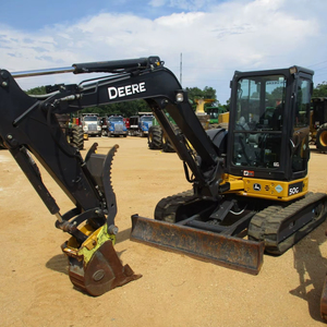 Mini-excavatrices d'occasion John Deere 85G en gros, moteur Yanmar, boîte de vitesses, chenilles, pompe, roulement, moteur 4 tonnes Kawasaki 2023 pour la construction - Product Image 1