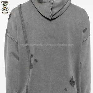 Best Design Comfortable Men Distress Hoodie <b>Workout</b> Training Breathable Athletic Men's <b>Hoodies</b> For Sale - Product Image 6