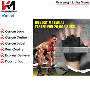 Guantes de levantamiento de pesas Mujeres Hombres Guantes de gimnasio acolchados gruesos con protección completa de La Palma Agarre mejorado y absorción de golpes Fitness - Product Image 3