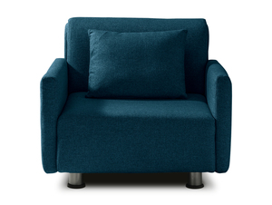 EVERGREENWEB Single Sofa Bed 80 cm – Made in Italy, Convertible Chair Bed with Mattress, Space Saving Foldable Sofa Bed EDITH - Product Image 3