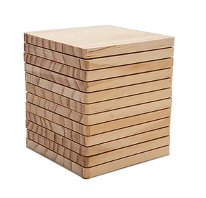 Dessous de verre en bois écologiques les plus populaires pour les décorations de table Tapis de rangement Dessous de verre en bois - Product Image 3