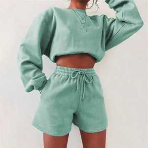 Sunbest — ensemble de survêtement pour femmes, vêtements de gymnastique, Sweat à capuche, de sport, de course à pied, de Fitness, nouvelle collection, printemps et été - Product Image 5