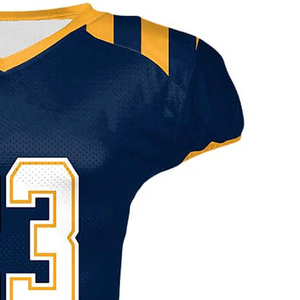 ขายส่งเสื้ออเมริกันฟุตบอลเปล่าเสื้อระเหิดออกแบบ OEM เสื้อรักบี้แบบกําหนดเอง - Product Image 4