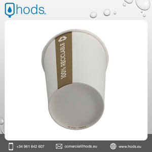 Vasos de papel de 100% ml reciclables de excelente calidad con polietilen interno para servir bebidas frías y calientes - Product Image 3