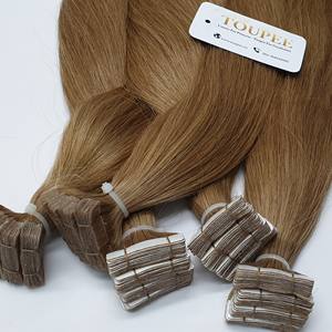 Extensiones de Cabello Adhesivas Hot Toupee Corp T03 2025, Cabello Virgen Vietnamita, Trama Única, 100g/40 Piezas, Precio al por Mayor, Buena Calidad - Product Image 1