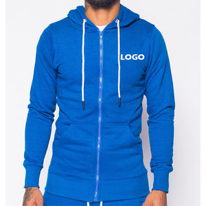 Sweat à capuche zippé pour homme de qualité supérieure personnalisé, 100% coton, impression numérique, logo personnalisé, respirant, séchage rapide, vêtements d'hiver en solde - Product Image 1