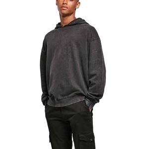 Sweat à capuche oversize lavé à l'acide | Sweat à capuche décontracté sportif pour homme avec épaules tombantes - Product Image 2