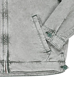 Offre Spéciale 100% coton sergé Denim veste pour hommes personnalisé Logo brodé nouveauté haute rue robuste hiver travailleur - Product Image 6