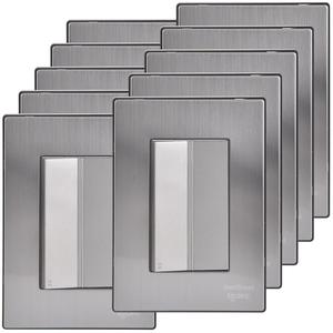 สวิตช์บันไดติดผนัง, MXIXE-006, 10 ชิ้น, สวิตช์บันได, 125-250VAC, 10A, 50/60Hz, สีเงิน, สแตนเลส/PC - Product Image 1