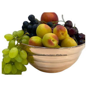 Bol à salade en cuivre de qualité supérieure bol de service décoratif pour fruits et légumes pièce maîtresse de table élégante et utilisation en cuisine - Product Image 4