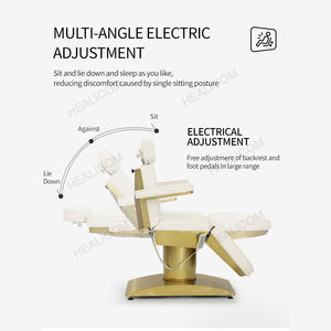 Hete Verkoop Moderne Schoonheidssalon Meubels Elektrisch Verstelbare 4 Motoren Behandeling Massagebed - Product Image 2
