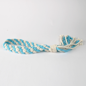 Cotton Loop Tug <b>Toy</b> For Dogs Encourages <b>Interactive</b> Play, Relieves Stress, Durable Braided Cotton, Vietnam Manufacturer - Product Image 3