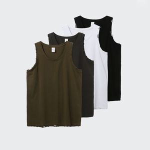 Servicio OEM, Camisetas sin Mangas Casuales de Talla Grande, Último Modelo, Transpirables, Anti-UV, Color Sólido, Poliéster/Spandex, Duraderas y Cómodas - Product Image 6