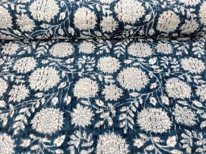 Pur coton lavé à la main réversible Handblock imprimé bébé Kantha couette pour achat en gros au meilleur prix - Product Image 4