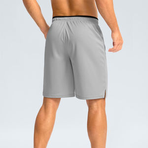 Short de gym pour hommes avec panneaux en maille ventilation améliorée short de sport pour les séances de gym et de course - Product Image 2