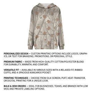 เสื้อมีฮู้ดพิมพ์ลายลำลองสำหรับผู้ชายเนื้อผ้านุ่มและอบอุ่นเป็นพิเศษดีไซน์กราฟิกตัวหนา - Product Image 5