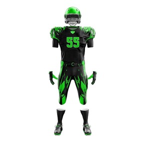 Uniformes de football américain personnalisables Tissu respirant de haute qualité avec logos d'équipe personnalisés pour des vêtements de sport élégants et durables - Product Image 2