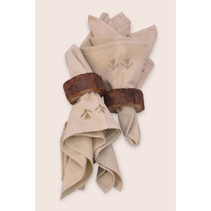 Juego de 6 servilleteros de madera para decoración de mesa, servilletero de madera hecho a mano para bodas y cenas festivas a la venta - Product Image 3