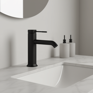 RIVIERA Mezclador de Lavabo Negro Satinado SCARUB1194NE para Idro Bric - Product Image 3