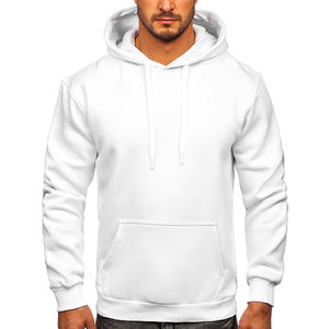 Sudadera con capucha en blanco personalizada al por mayor, Jersey polar OEM para hombre, ropa de calle, Sudadera con capucha de peso pesado de gran tamaño con estampado bordado personalizado - Product Image 1