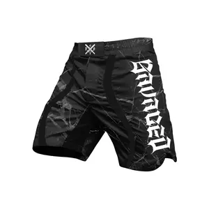 Short de combat Bjj Mma à impression personnalisée et à sublimation avec doublure de compression intégrée Grappling, short brésilien Jiu Jitsu No-Gi - Product Image 3