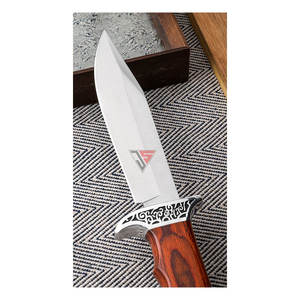 Cuchillo de Caza y Camping de Grado Industrial con Diseño Personalizado OEM/ODM, Hoja de Acero al Carbono, Mango de Madera, Garantía de 3 Años - Product Image 3