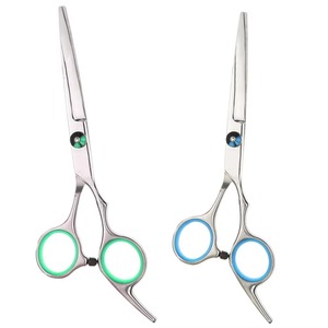 Ciseaux de barbier en acier inoxydable, professionnels, pour salon de coiffure, lames aiguisées, écologiques, légers, pour une coupe de cheveux précise - Product Image 1