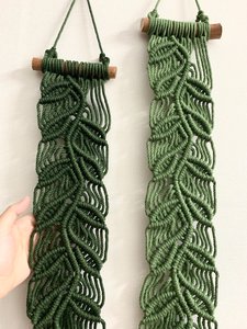 Venta caliente de alta calidad macramé colgante decoración del hogar tapiz de pared al por mayor macramé tapices - Product Image 3