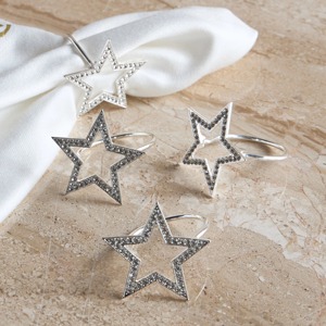 Stainless Steel Round Napkin Ring Silver <b>Mirror</b> Polished for Weddings and Events <b>Tabletop</b> Decor Accessory for Parties - Product Image 5