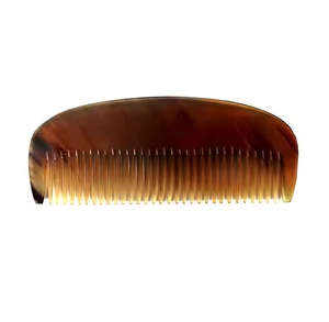 Último diseño 100% Real Buffalo Horn Hair Comb Herramienta de estilismo de salón hecha a mano por Crescent Crafts - Product Image 1
